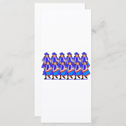 Drummers Drumming (Voorkant / Achterkant)