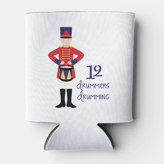 Drummers Drumming Blikjeskoeler (Voorkant)