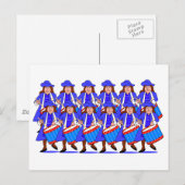 Drummers Drumming Briefkaart (Voorkant / Achterkant)