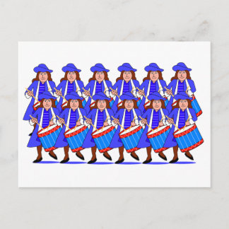 Drummers Drumming Briefkaart