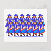 Drummers Drumming Briefkaart (Voorkant)