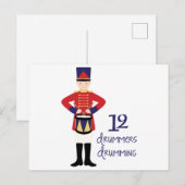 Drummers Drumming Briefkaart (Voorkant / Achterkant)