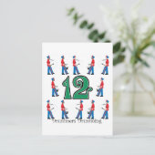 Drummers Drumming Briefkaart (Staand voorkant)