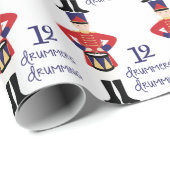 Drummers Drumming Cadeaupapier (Rol Hoek)