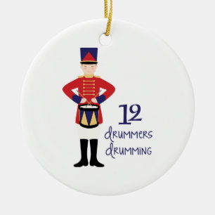 Drummers Drumming Keramisch Ornament