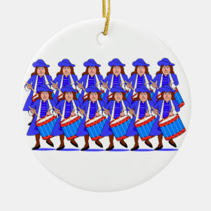 Drummers Drumming Keramisch Ornament