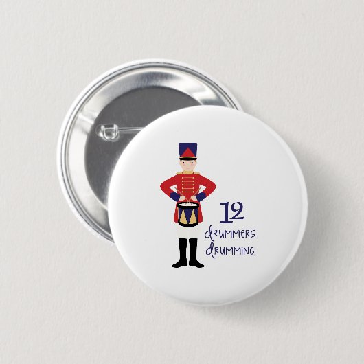 Drummers Drumming Ronde Button 5,7 Cm (Voorkant /achterkant)