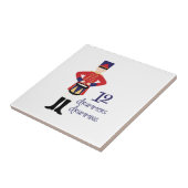 Drummers Drumming Tegeltje (Zijkant)