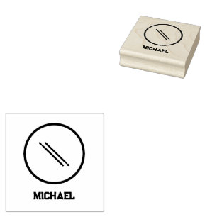 Drummers gepersonaliseerd rubberstempel