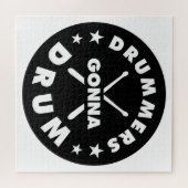 Drummers Gonna Drum, grappige drummers gezegde Legpuzzel (Horizontaal)