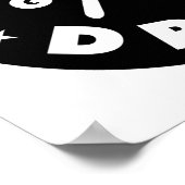Drummers Gonna Drum, grappige drummers gezegde Poster (Hoek)