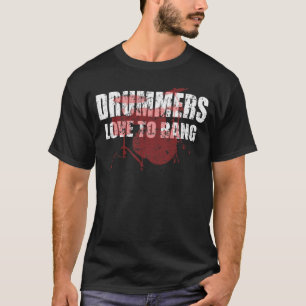 Drummers houden van bonken t-shirt