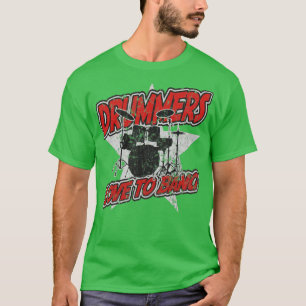 Drummers houden van doorsnee muziek t-shirt