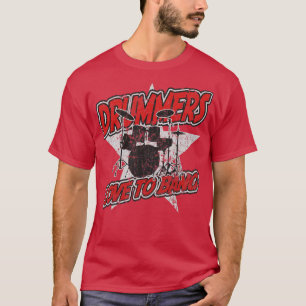 Drummers houden van doorsnee muziek t-shirt