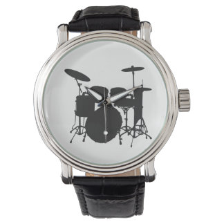 Drummers kijken horloge