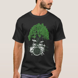 Drummers Soul Tree Root Drums T-shirt