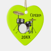 Drummers Specialized kerstfoto Ornament (Rechts)