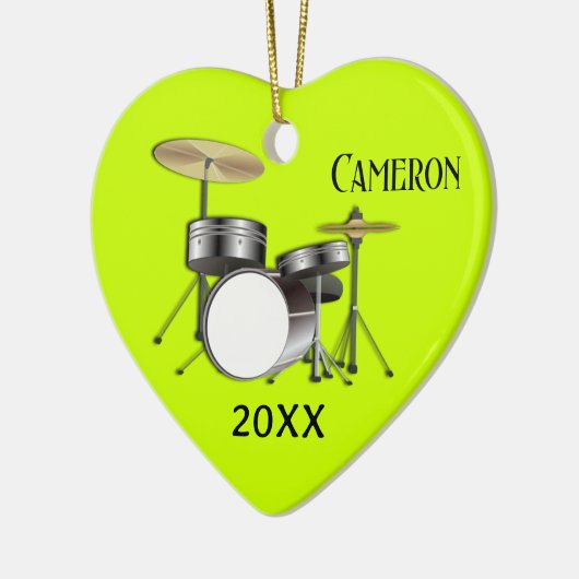Drummers Specialized kerstfoto Ornament (Links)