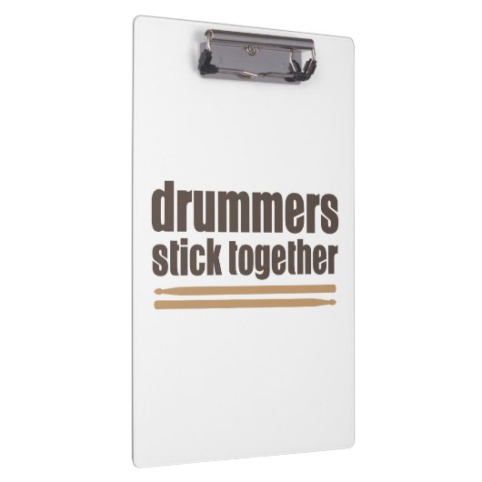 Drummers Stick Together Klembord (Rechts)