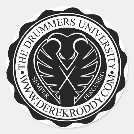 Drummers University Stickers (Voorkant)