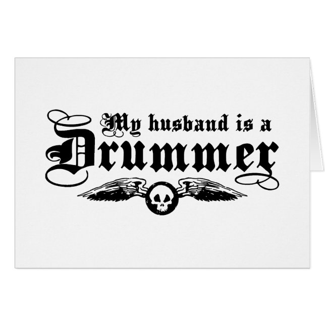 Drummer's vrouw (Voorkant Horizontaal)