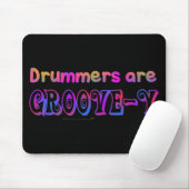 Drummers zijn Groovey Psychedelic Percussion Muismat (Met muis)