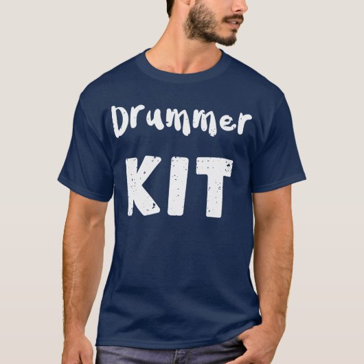 Drummerstel Drums T-shirt (Voorkant)