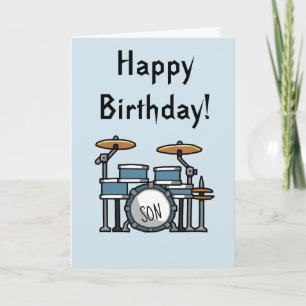 Drumming Birthday-kaart Kaart