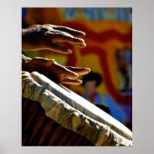 Drumming Hands Poster (Voorkant)