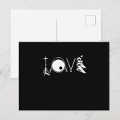 Drumming Musicians Music Lovers Drummers Rock Band Briefkaart (Voorkant / Achterkant)