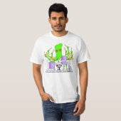 Drumming Octopus-T-Shirt T-shirt (Voorkant volledig)