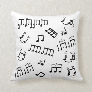 Drumming Pillow Drummers Rudiments Notes Grooves Kussen