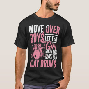 Drumming Player Apparel Drummer Quote Drumset voor T-shirt