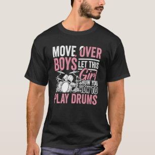Drumming Player Apparel Drummer Quote Drumset voor T-shirt