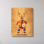 Drumming Shaman Canvas Afdruk (Voorkant)
