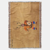 Drumming Shaman Deken (Voorkant Verticaal)