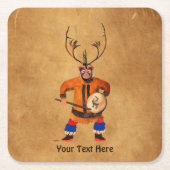 Drumming Shaman Kartonnen Onderzetters (Voorkant)