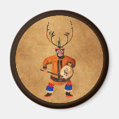 Drumming Shaman Magneet (Voorkant)