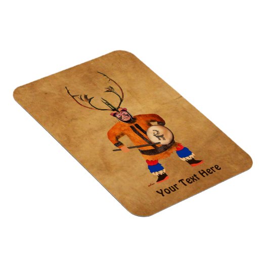 Drumming Shaman Magneet (Rechterzijde)