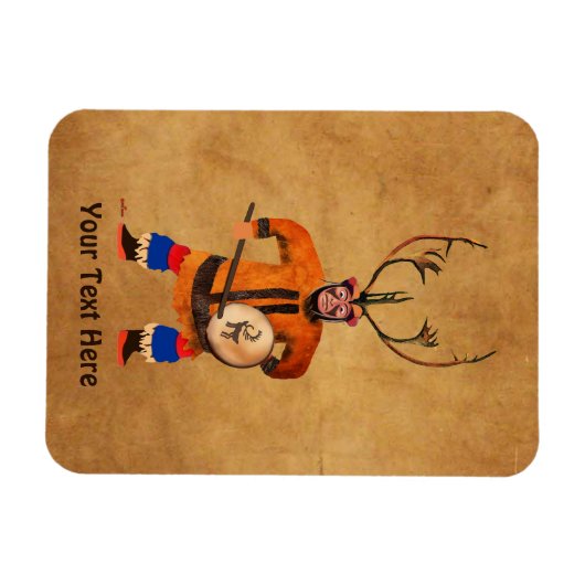 Drumming Shaman Magneet (Horizontaal)