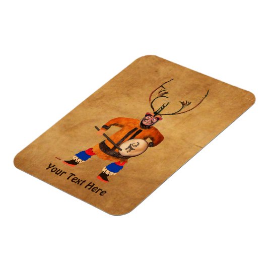 Drumming Shaman Magneet (Linkerzijde)