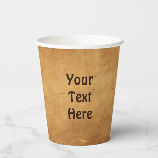 Drumming Shaman Papieren Bekers (Achterkant)