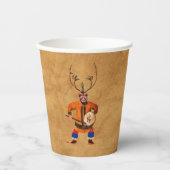 Drumming Shaman Papieren Bekers (Voorkant)