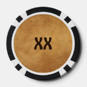 Drumming Shaman Poker Chips (Achterkant)
