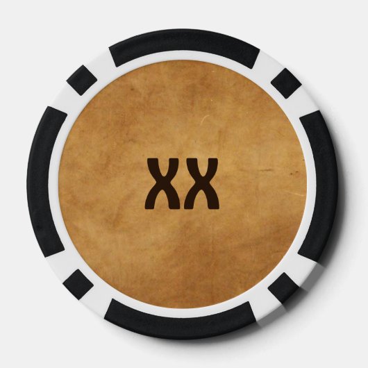 Drumming Shaman Poker Chips (Achterkant)