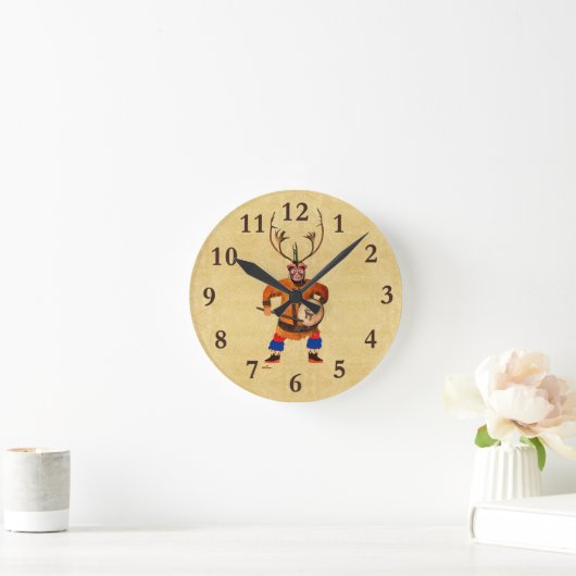 Drumming Shaman Ronde Klok (Huis)