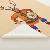 Drumming Shaman Sherpa Deken (3/4)