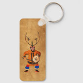 Drumming Shaman Sleutelhanger (Achterkant)