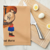 Drumming Shaman Theedoek (Quarter Fold)