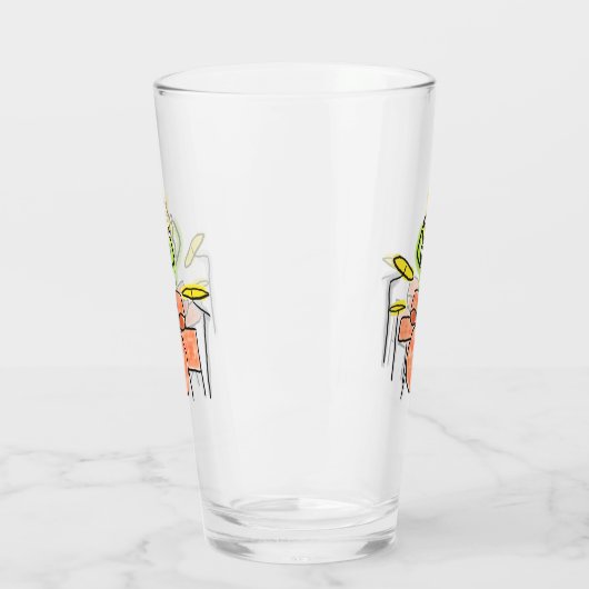 Drumming Stickman Glas (Links)